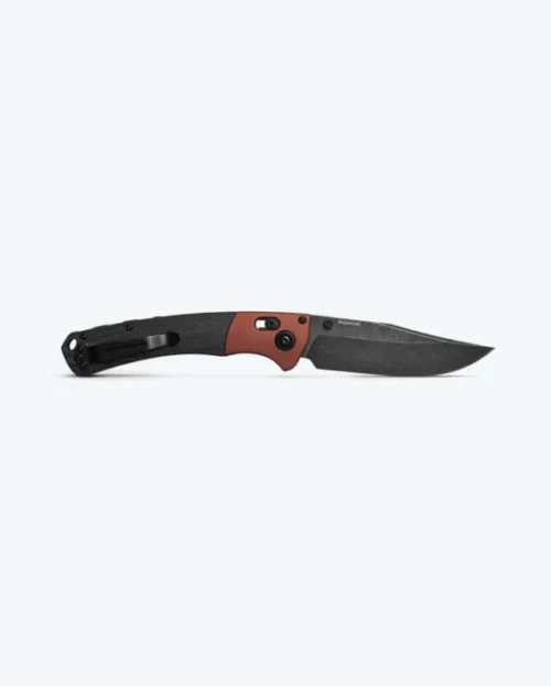 Benchmade Crooked River 15080Bk-04 Folding Knife - Burnt Copper, Black Micarta - Image 3
