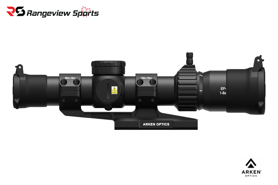 850083375140-branded-900x600-1.jpg Arken Optics Ep-8 1-8X28Mm Ffp Lpvo Riflescope, 34Mm Tube Klgrid Illuminated Reticle With Scope Mount - Image 1