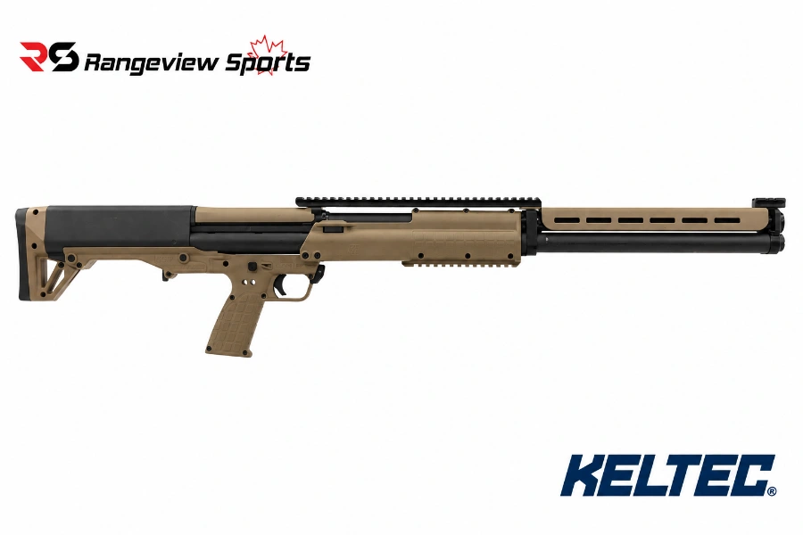 KelTec KSG25 Pump-Action 12Ga Shotgun, 3" Chamber 30.5" Barrel - Coyote Tan Keltec Ksg25 Pump-Action 12Ga Shotgun, 3&Amp;Quot; Chamber 30.5&Amp;Quot; Barrel - Coyote Tan