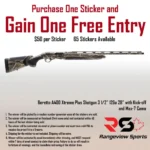 Rangeview Sports Sticker (Beretta A400 Xtreme Plus Shotgun 3 1/2" 12Ga 28" with Kick-off and Max-7 Camo)