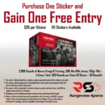 Rangeview Sports Sticker (2,000 Rounds of Norma Range & Training .308 Win Rifle Ammo, 150gr FMJ - 4 Cases Total, 500 Rounds per Case (10 Boxes × 50 Rounds))