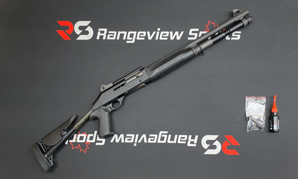 25a3ff6e-860f-40b4-aaa9-ca9e48cc7549.webp Used Benelli M4 Tactical Semi-Automatic 12Ga Shotgun, 3&Quot; Chamber 18.5&Quot; Barrel Collapsible Pistol Grip Stock - Image 1
