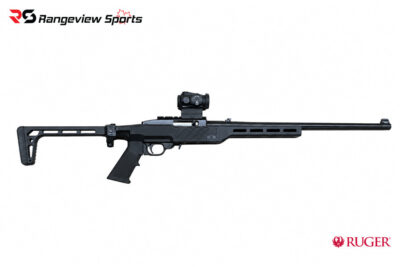 Ruger 10/22 Semi-Automatic 22 LR Rifle, Spire Gunworks Raptor Chassis, Folding Stock & SIG Sauer ROMEO-MSR GEN II Red Dot Sight