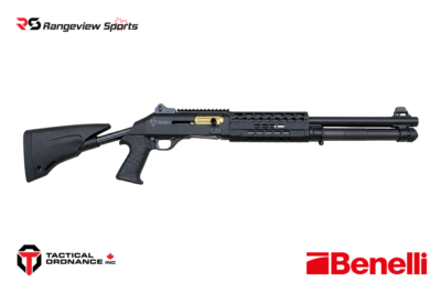 Benelli M4 T-Pro Semi-Automatic 12Ga Shotgun, Tactical Ordnance Edition - TiN Bolt