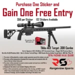 Rangeview Sports Sticker (Tikka T3x Ace Target .308 Win/23.7" Rifle + Burris Signature HD 5-25x50mm SFP Ballistic E3 Scope + Burris Xtreme Tactical Rings + GrovTec M-LOK Rail + Magpul 1913 Bipod + 600 Rounds Norma Golden Target Match .308 Win 175gr HP)